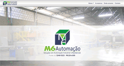 Desktop Screenshot of m6automacao.com.br