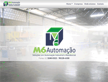 Tablet Screenshot of m6automacao.com.br
